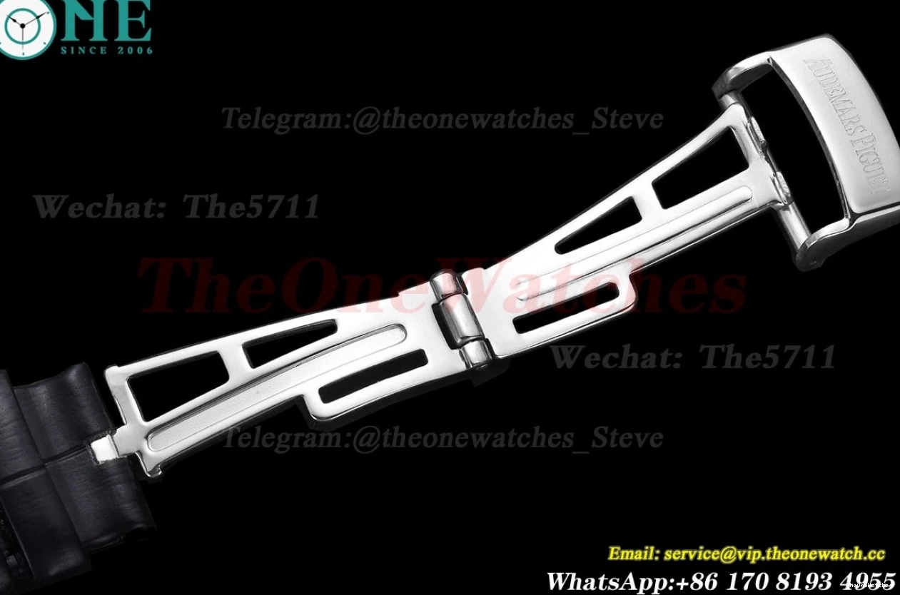 41mm Royal GDF LE SS Dial Oak 15400 MY8215 Black 0425